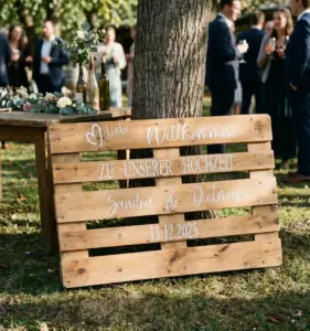 Herzlich Willkommen Palette