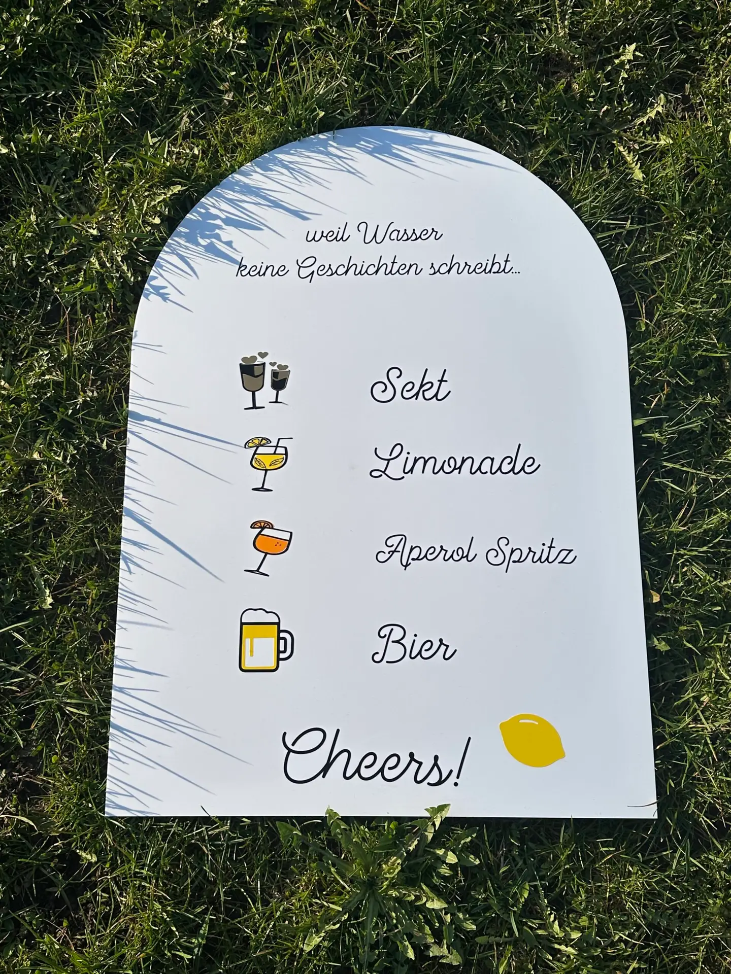 Getränkekarte "Cheers"